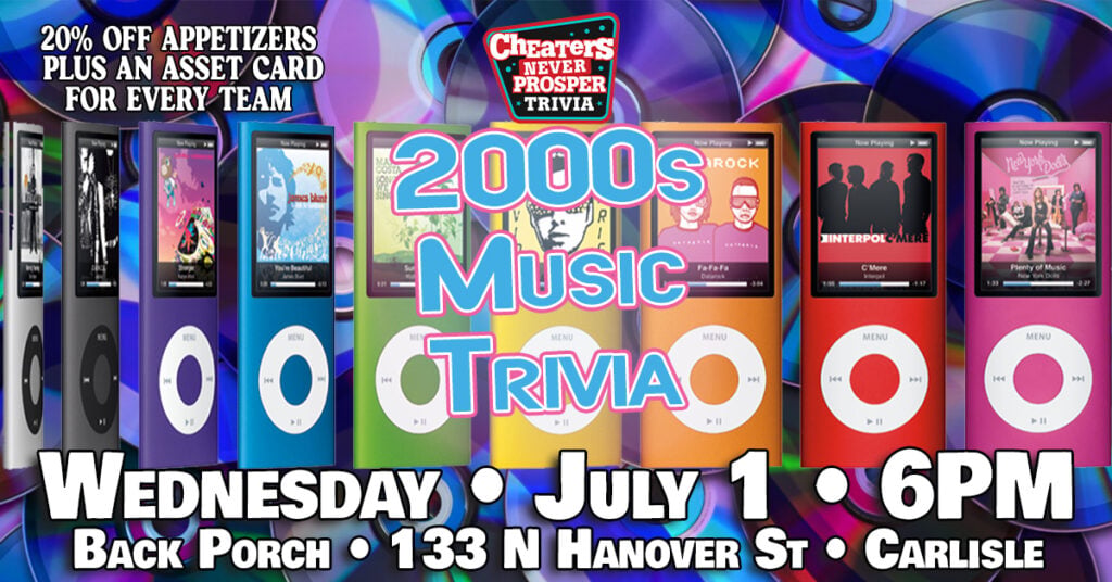 2000s Music Trivia at Back Porch Brewing Inc - Carlisle - July 1