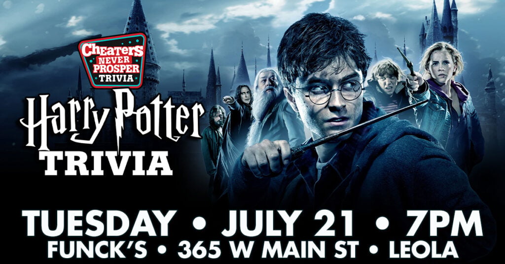 Harry Potter Trivia at Funck's Restaurant - Leola - July 21