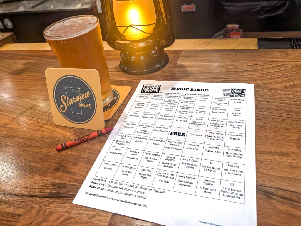 CNP Music Bingo