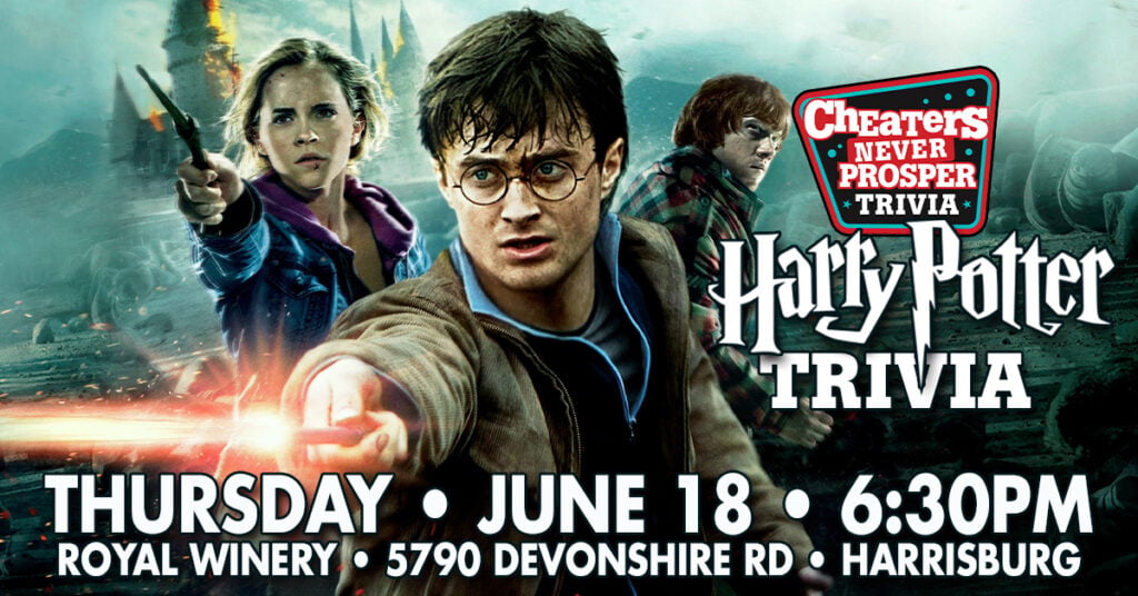 Harry Potter Trivia at Royal Winery - Harrisburg - June 18