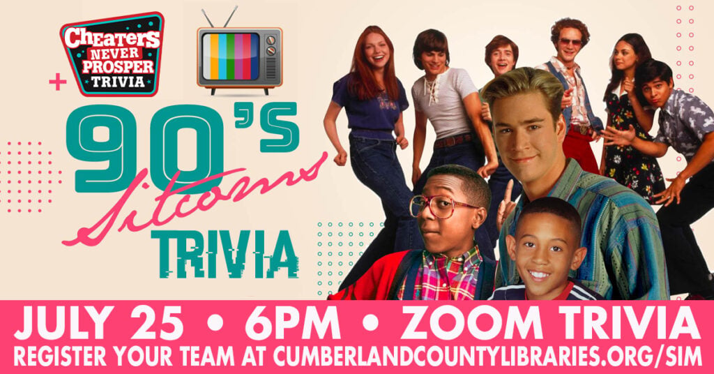 Zoom Trivia - 90s Sitcom Trivia - Simpson Library - July 25