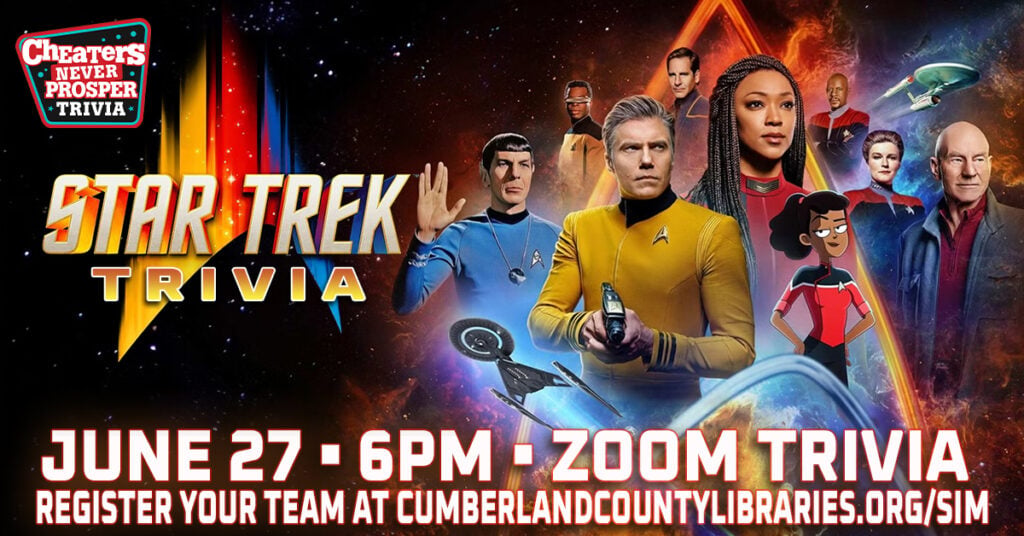 Zoom Trivia - Star Trek Trivia - Simpson Library - June 27