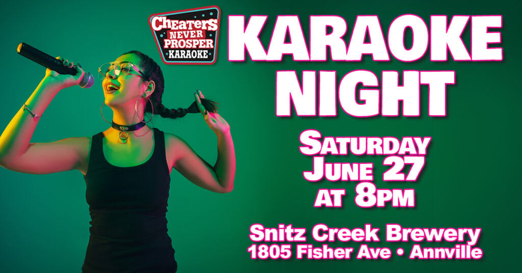 Karaoke Night at Snitz Creek Brewery Annville - June 27