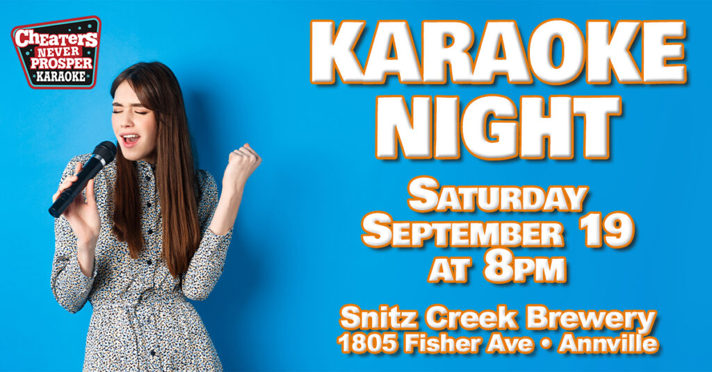 Karaoke Night at Snitz Creek Brewery in Annville, PA on September 19, 2026 at 8 pm