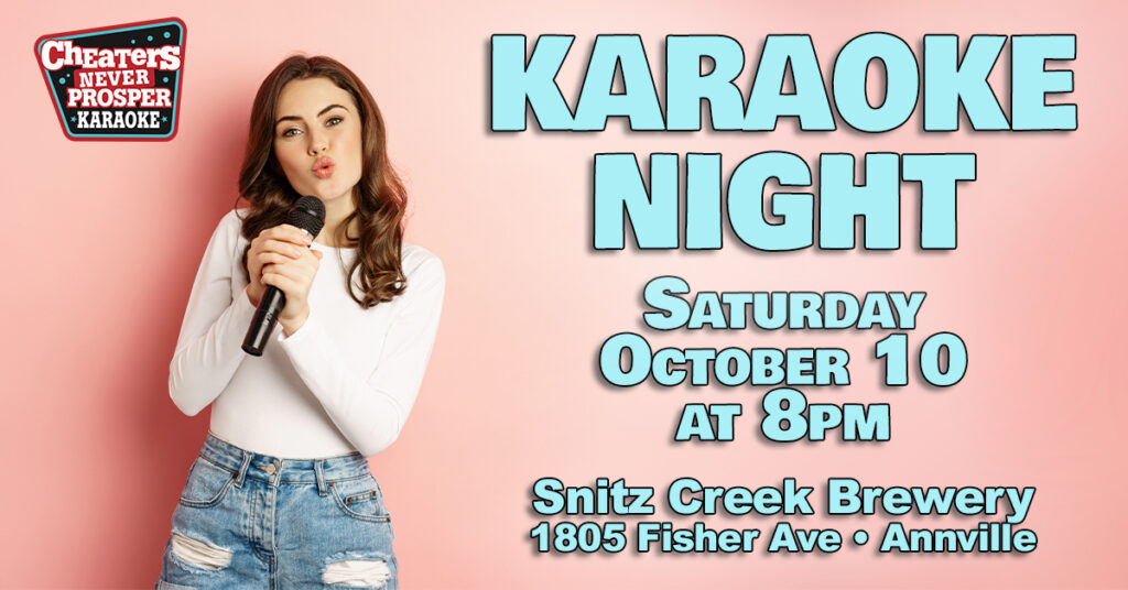 Karaoke Night at Snitz Creek Brewery in Annville, PA on October 10, 2026 at 8PM
