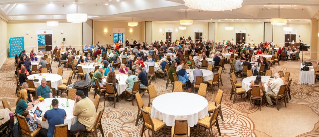 Panoramic view of the 2026 Einstein Bowl tournament